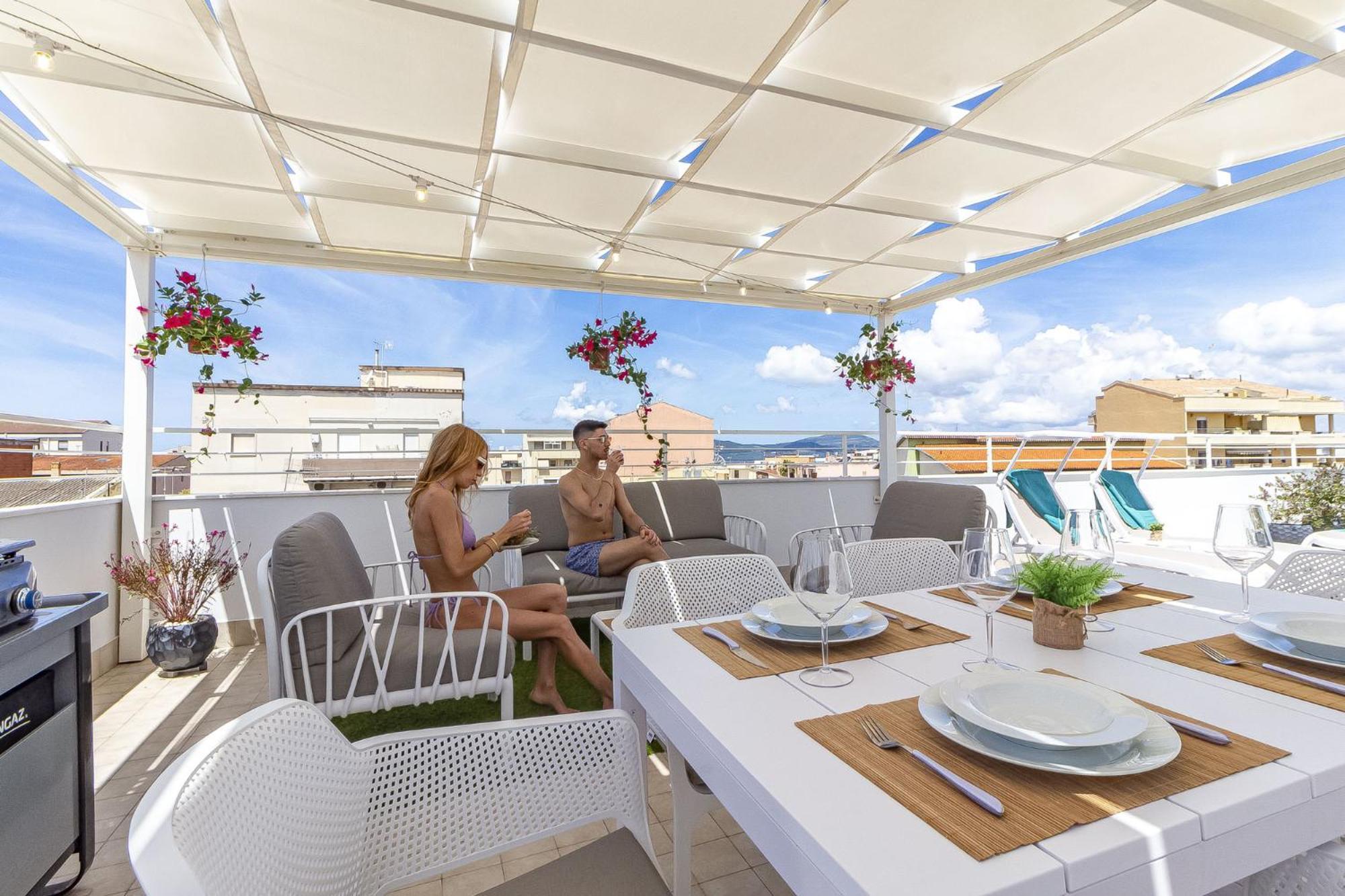 Skyfive Earth Apartment Alghero Exteriör bild